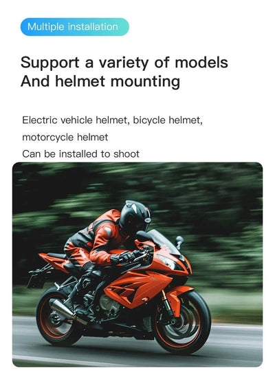 4K Mini WiFi Magnetic POV Action Camera for Sports Waterproof Helmet Cam - stepyours.com