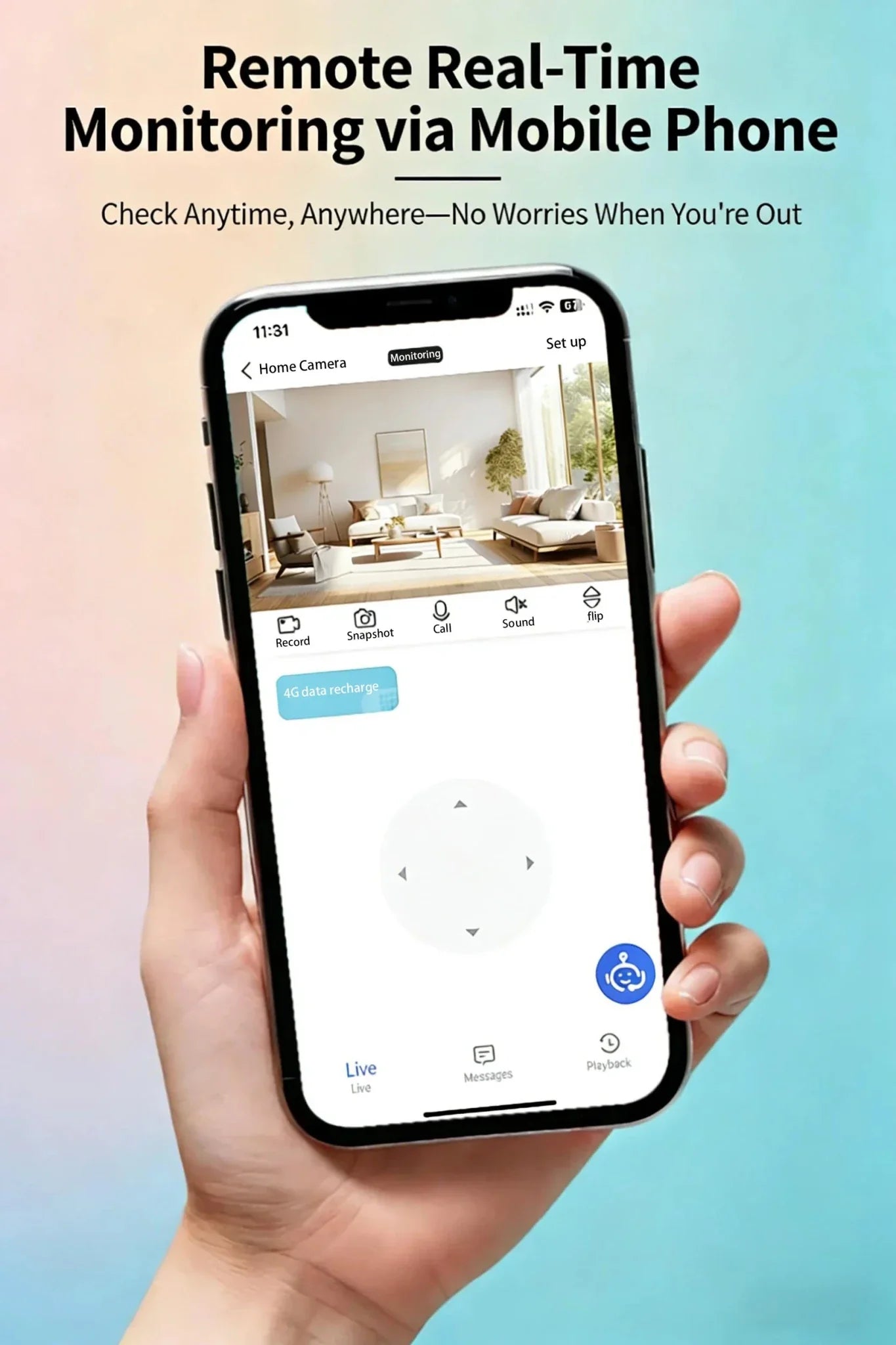 1080P WiFi IP Camera Outdoor Waterproof 2MP Baby Monitor Motion Alerts - stepyours.com