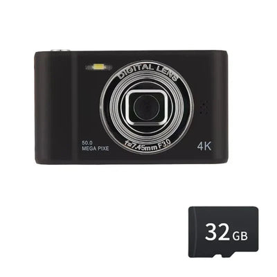 4K Digital Camera Travel Selfie Camera 36MP 1080p 2.4in Screen Optical Zoom - stepyours.com