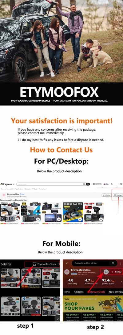 4K WiFi Dash Cam For Car Front Camera 24H Parking Monitor Black Box - stepyours.com