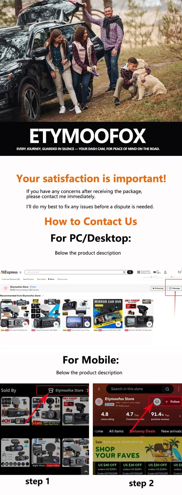 4K WiFi Dash Cam For Car Front Camera 24H Parking Monitor Black Box - stepyours.com