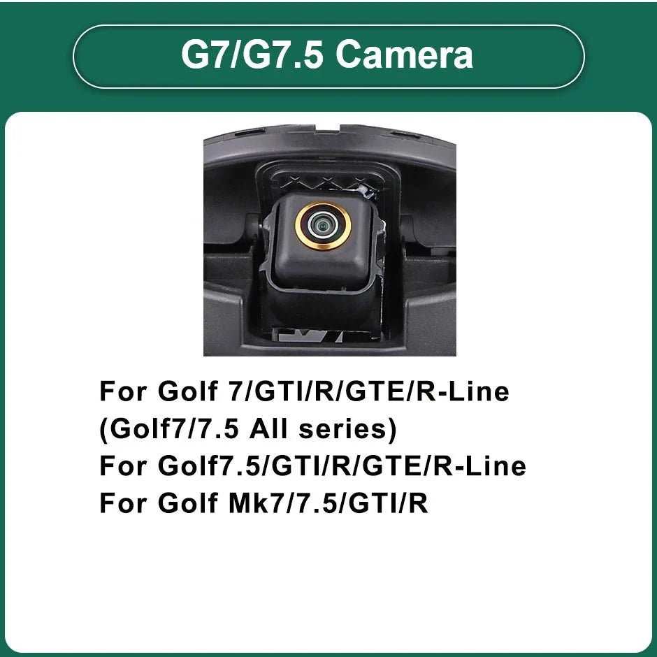 170 Degree AHD 1080P Flip Emblem Rear View Camera For VW Golf 6 7 8 - stepyours.com