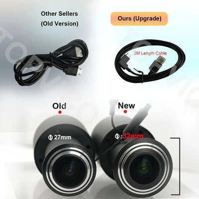Topvico 5G Tuya Peephole WiFi Camera Motion Detection 1080P - stepyours.com