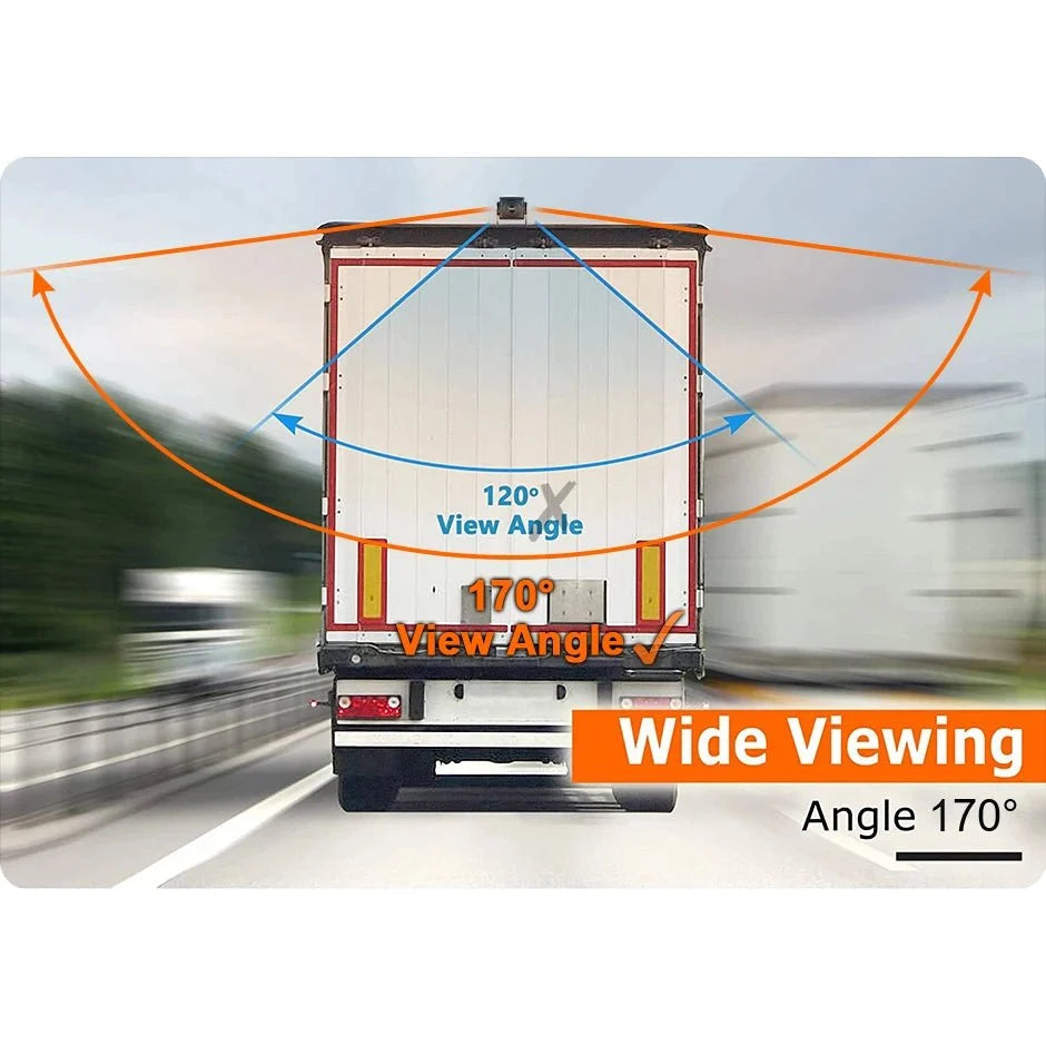 GreenYi 170 Degree AHD 1920x1080 Fisheye Car Bus Truck Rear View Camera - stepyours.com
