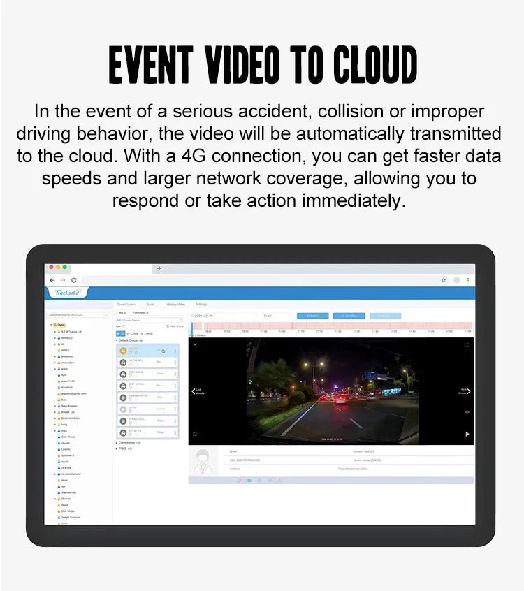 Jimi JC400P 4G Car Camera Dual 1080P Live Stream GPS Tracking WiFi Dash Cam - stepyours.com