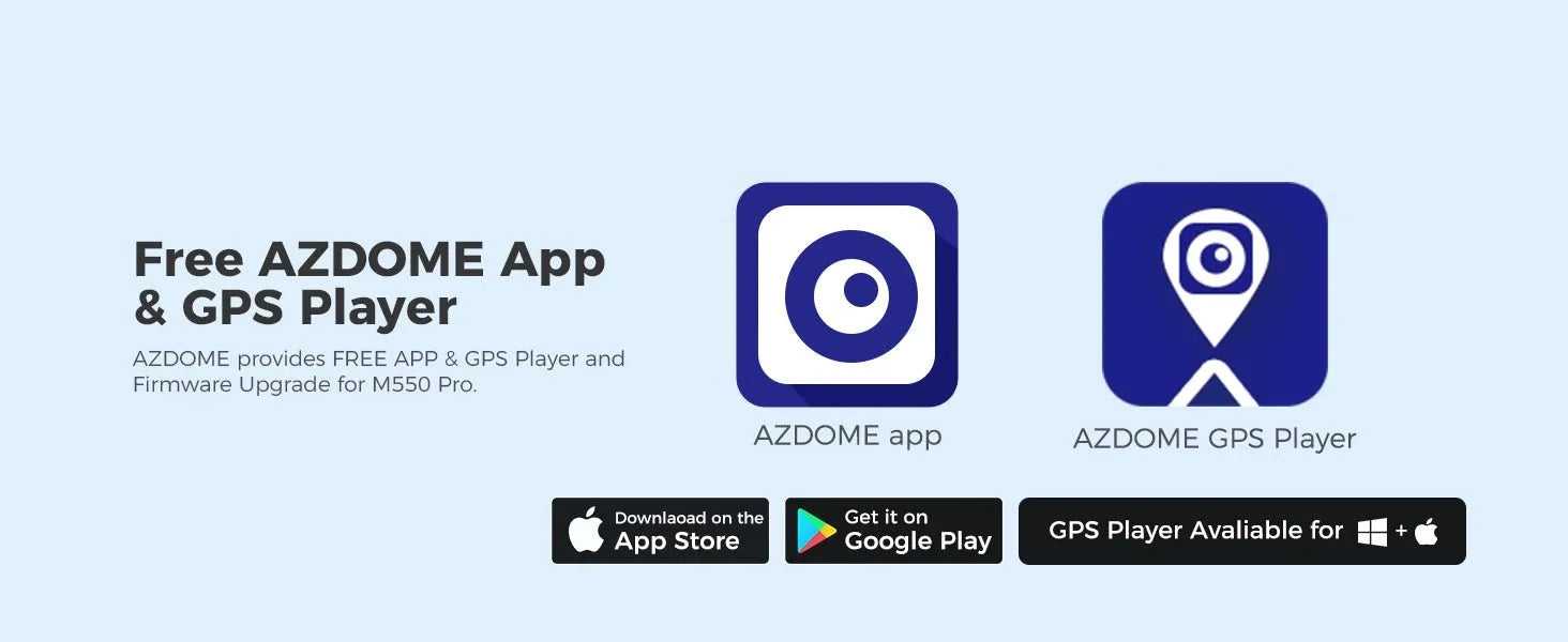 AZDOME M550 Pro Dash Cam IR Night Vision 4K Plus 2.5K 5.8Ghz WiFi GPS Screen - stepyours.com