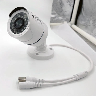Jienuo 4K AHD CCTV Camera Outdoor Indoor IP66 Night Vision 5MP Home Surveillance - stepyours.com