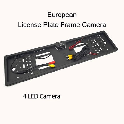 European LED License Plate Rearview Camera For Truck SUV Camper Night Vision - stepyours.com