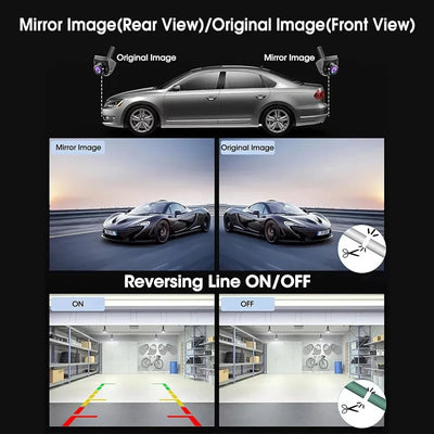 1080P AHD Car Rear View Camera Wide Angle Night Vision For Safer Reversing - stepyours.com