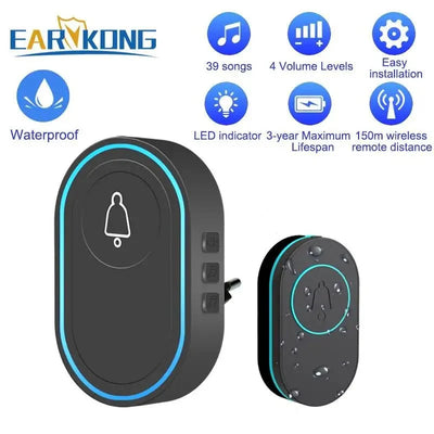 Intelligent Wireless Doorbell Waterproof 100m Range Camera - stepyours.com
