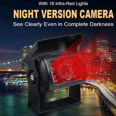 Hooked On Parking HD Infrared Rear View Backup Camera For Trucks And RVs - stepyours.com