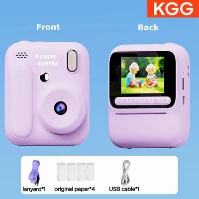 Kids Color Printing Instant Camera 32GB 1080P Digital Photo Video Gift - stepyours.com