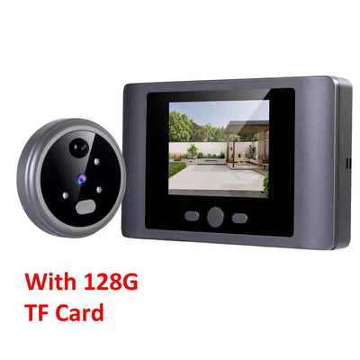 2.8 Inch LCD Peephole Door Camera With IR Night Vision - stepyours.com
