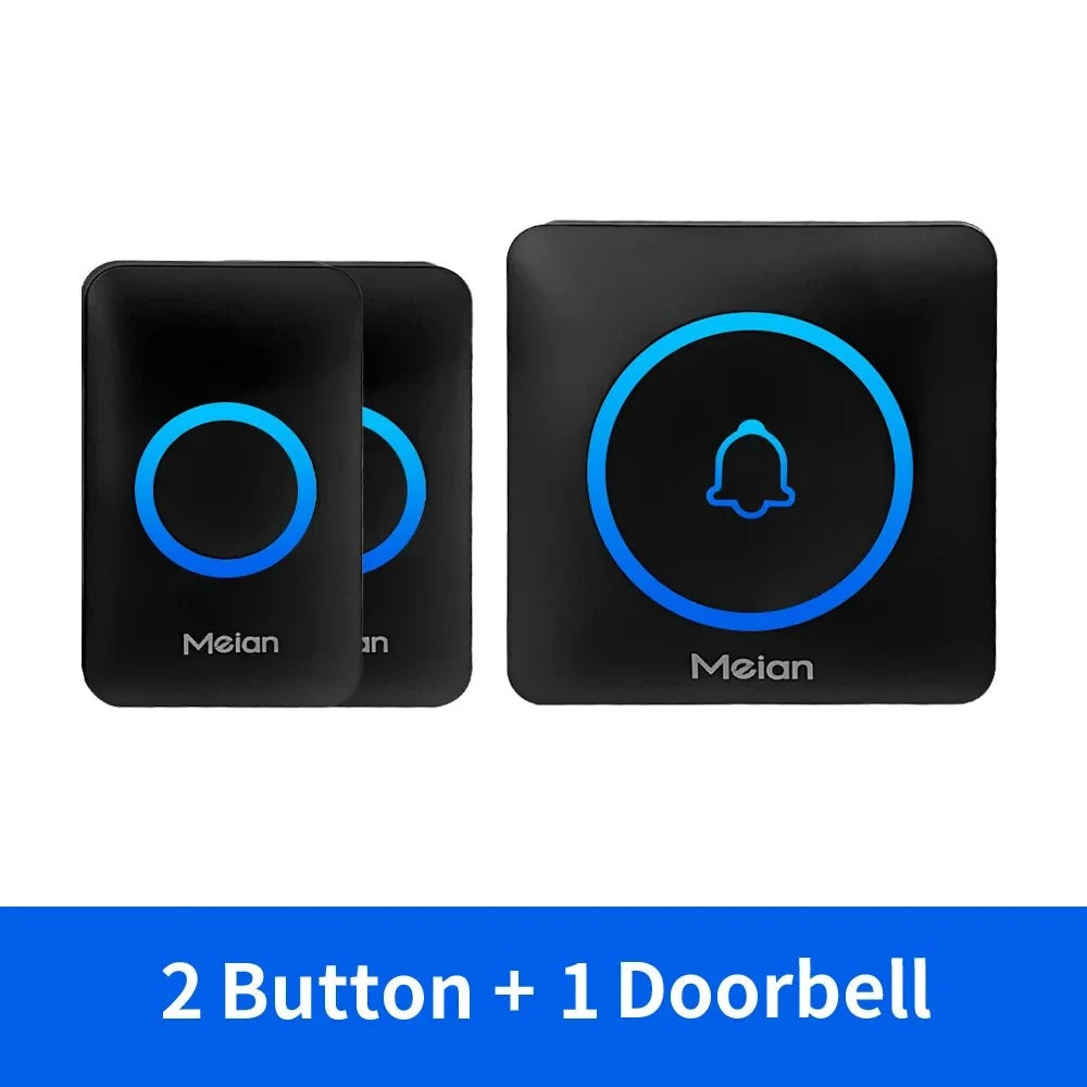 Meian Smart Wireless Doorbell IP65 Waterproof 60 Songs - stepyours.com