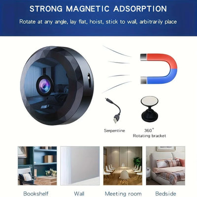 Mini WiFi 1080P Security Camera Night Vision Instant Alerts - stepyours.com