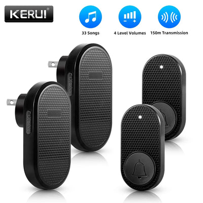 Kerui M558 Wireless Doorbell 32 Melodies Adjustable Volume - stepyours.com