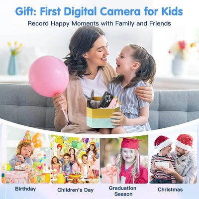 Kids Digital Camera Camcorder 16x Zoom 1080P 44MP for Beginners - stepyours.com