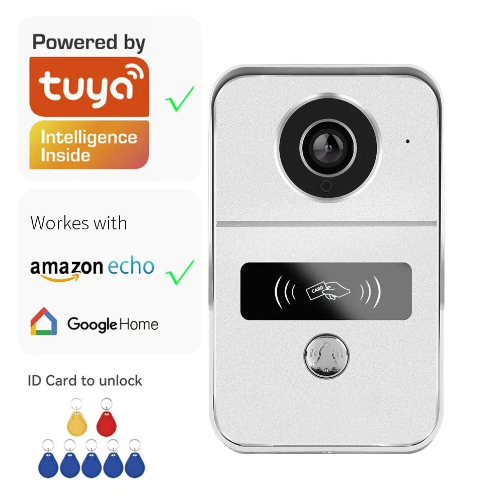 Tuya Smart 1080P Doorbell Camera With WiFi Intercom Unlock - stepyours.com