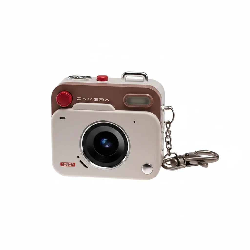 Must Have Retro CCD Mini Digital Camera Keychain With 1.77 Inch HD Video - stepyours.com