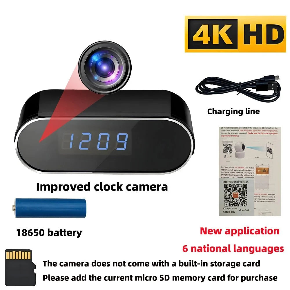4K WiFi Camera Night Vision Motion Detection Remote Viewing - stepyours.com