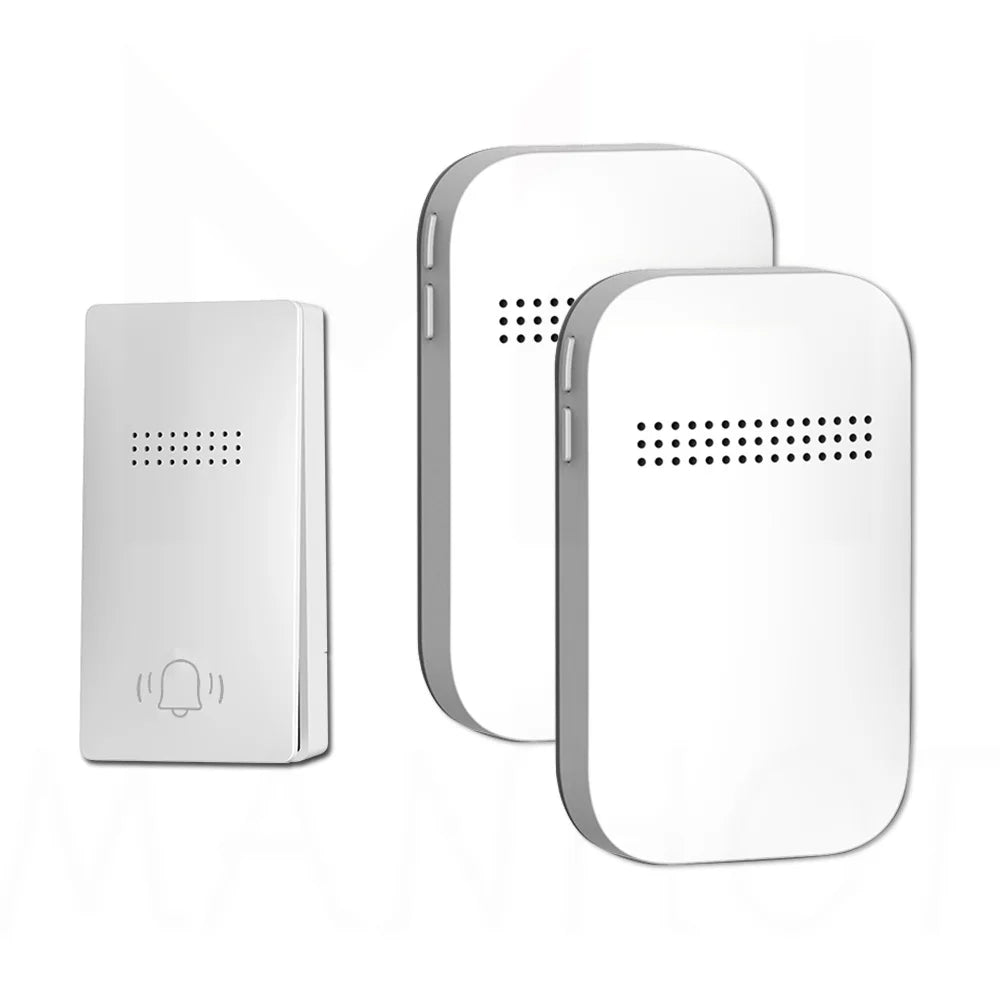 Smart Wireless Waterproof Doorbell 38 Ringtones Plug Button - stepyours.com