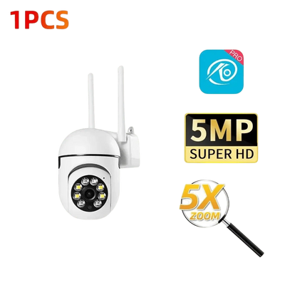 OKam Pro Indoor 8MP WiFi IP Camera - Smart Tracking And 355 Degree Pan - stepyours.com