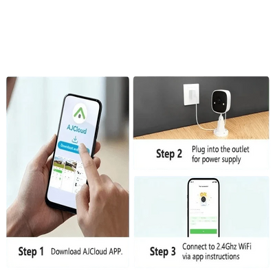 Jennov 2K HD Wireless Security Camera Color Night Vision IP66 Weatherproof - stepyours.com