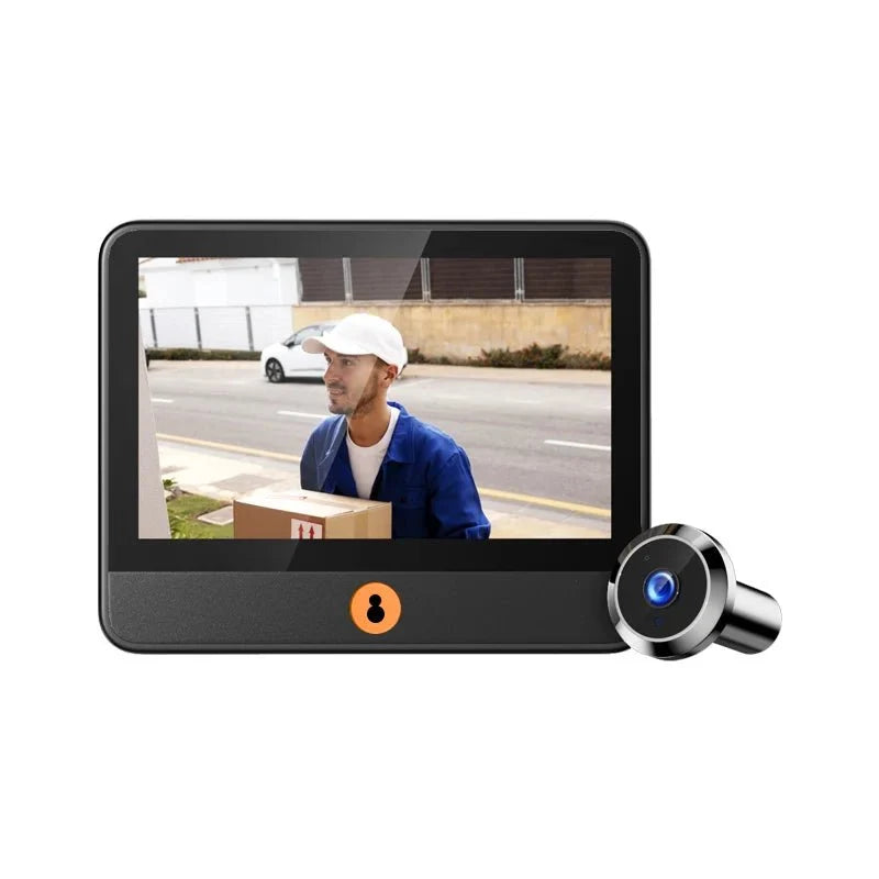 Danmini 4.3 Inch Visual Doorbell Peephole 1080P Camera - stepyours.com