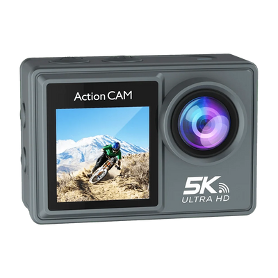 HUAFANT M4R Action Camera 5K 4K60FPS Waterproof 30m IPS Touch LCD 5X Zoom - stepyours.com