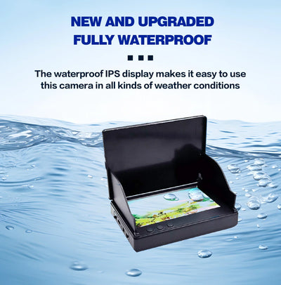 Portable Fish Depth Finder Handheld 1080P Underwater Camera With 4.3 Inch LCD - stepyours.com