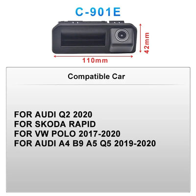 AHD 1920x1080P Car Rear Camera For VW Audi Skoda 170 Degree Wide View - stepyours.com
