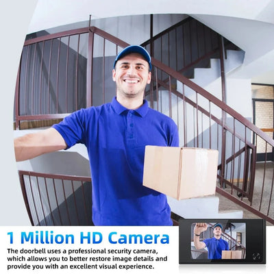 Awapow Door Peephole Camera 3.5 Inch LCD Viewer No WiFi - stepyours.com