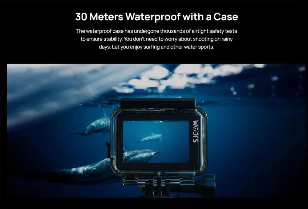 SJCAM SJ4000 Air Action Camera 4K Video 30M Waterproof WiFi Sports Cam - stepyours.com