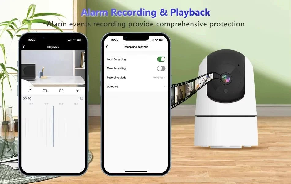 Tuya 5G WiFi IP Camera Indoor 6MP Auto Tracking 6x Zoom Night Vision - stepyours.com