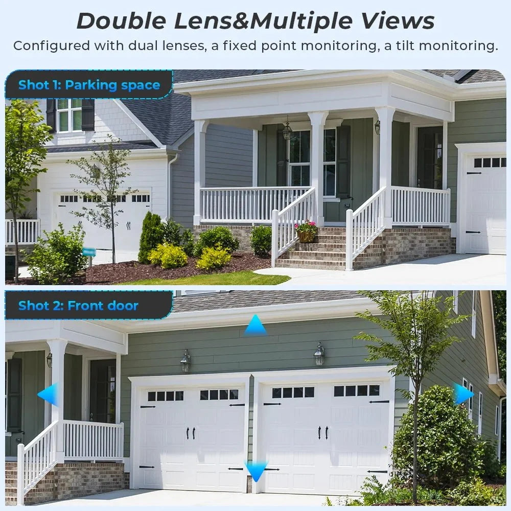 ANBIUX 8MP Dual Lens PTZ IP Camera with AI Humanoid Detection - stepyours.com