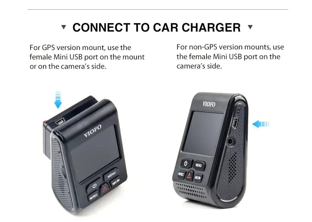VIOFO A119 V3 2K Car Dash Camera With Parking Mode G Sensor Rota Lens - stepyours.com