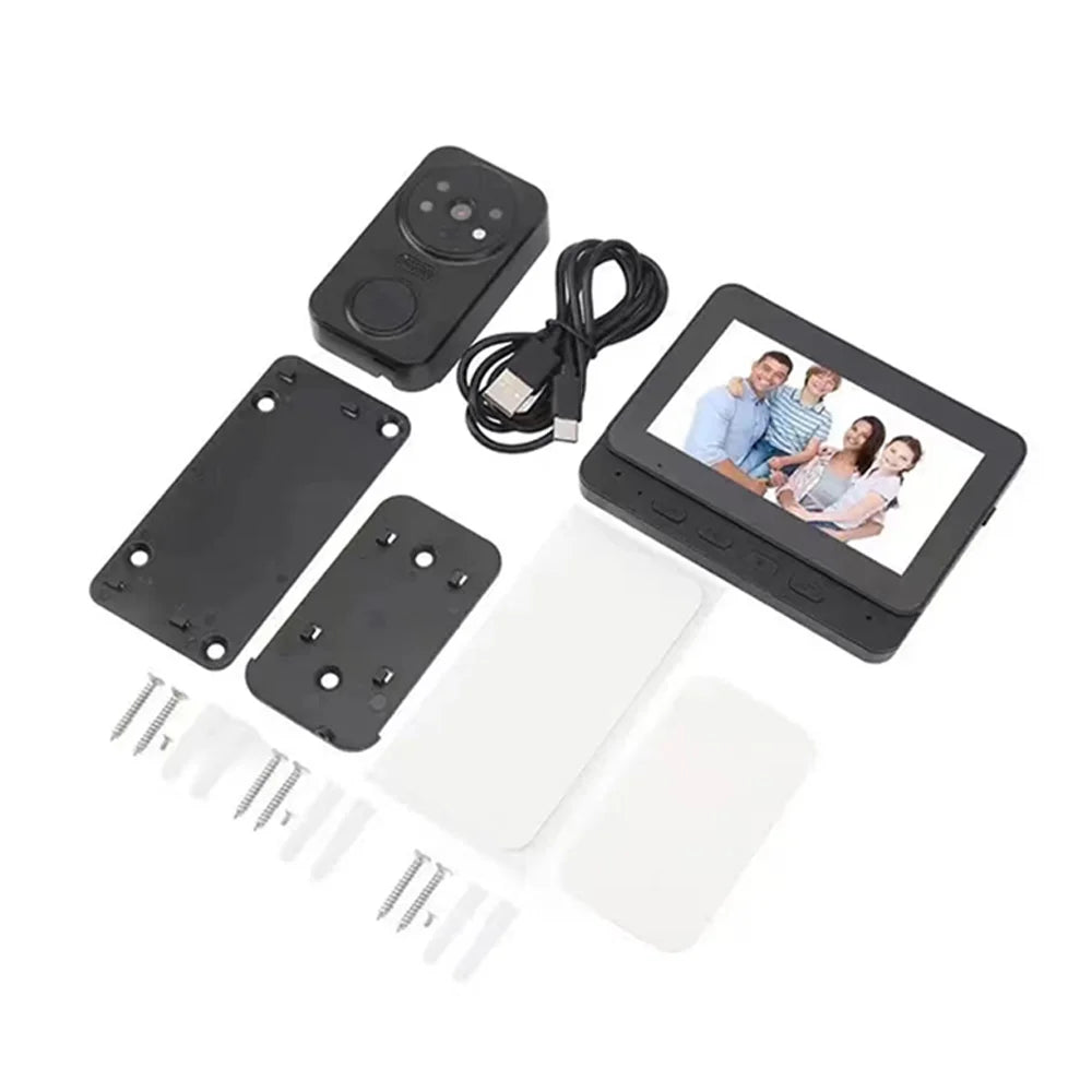 Wireless Video Doorbell Camera Night Vision Two Way Intercom - stepyours.com
