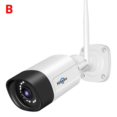 Hiseeu 3/5/8MP Wireless IP Camera - Waterproof 1080P WiFi Bullet for CCTV Kits - stepyours.com