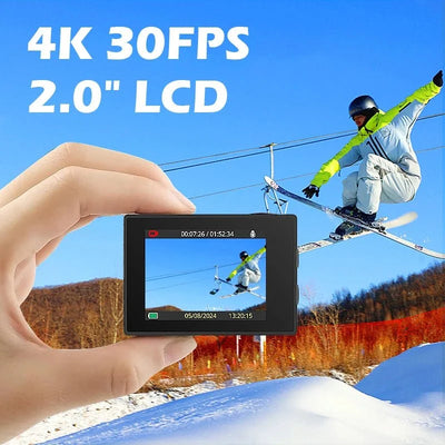 SJCAM SJ4000 Air Action Camera 4K Video 30M Waterproof WiFi Sports Cam - stepyours.com
