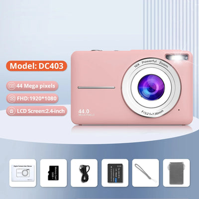 2024 Digital Camera 2.4 Inch 1080P Rechargeable For Kids Beginner Gift - stepyours.com