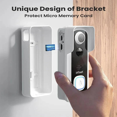 IeGeek Never Miss A Visitor Wireless Doorbell 2K HD Camera - stepyours.com
