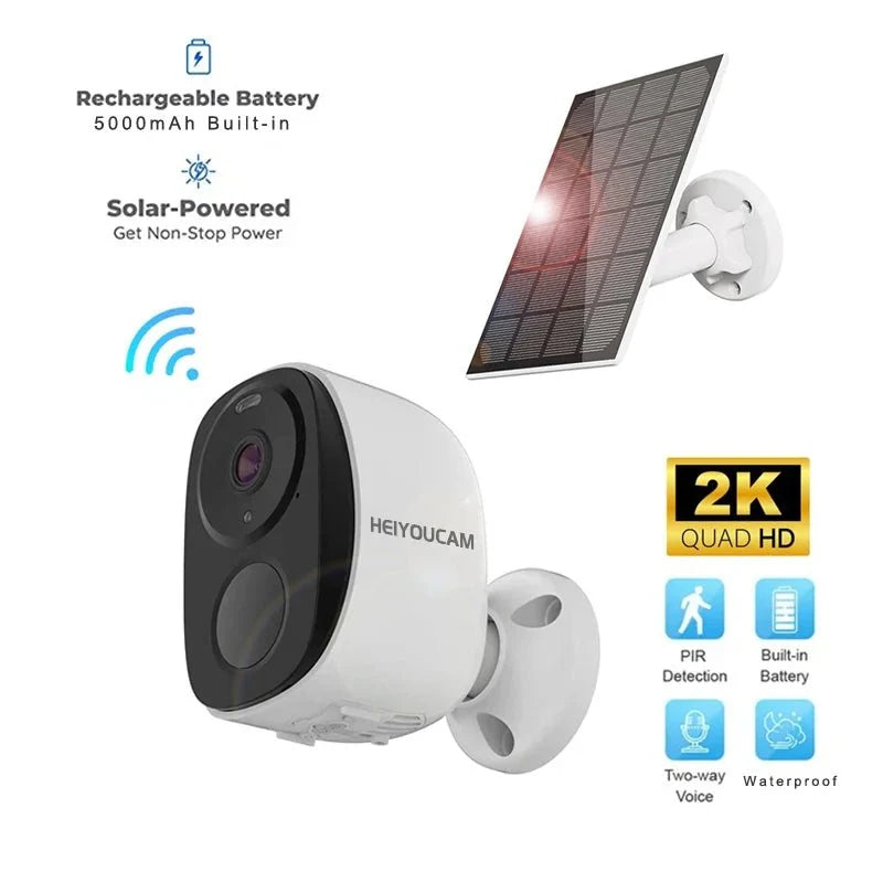 HEIYOUCAM BW4 Wireless Outdoor Security Camera - 2K 3MP Battery 2 Way Audio - stepyours.com