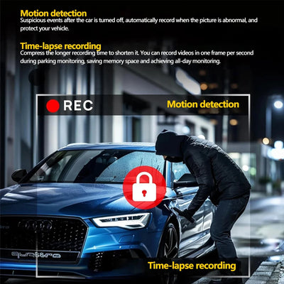 4 Channel WiFi Dashcam Full HD 1080P Front Rear Night Vision Loop Recording - stepyours.com