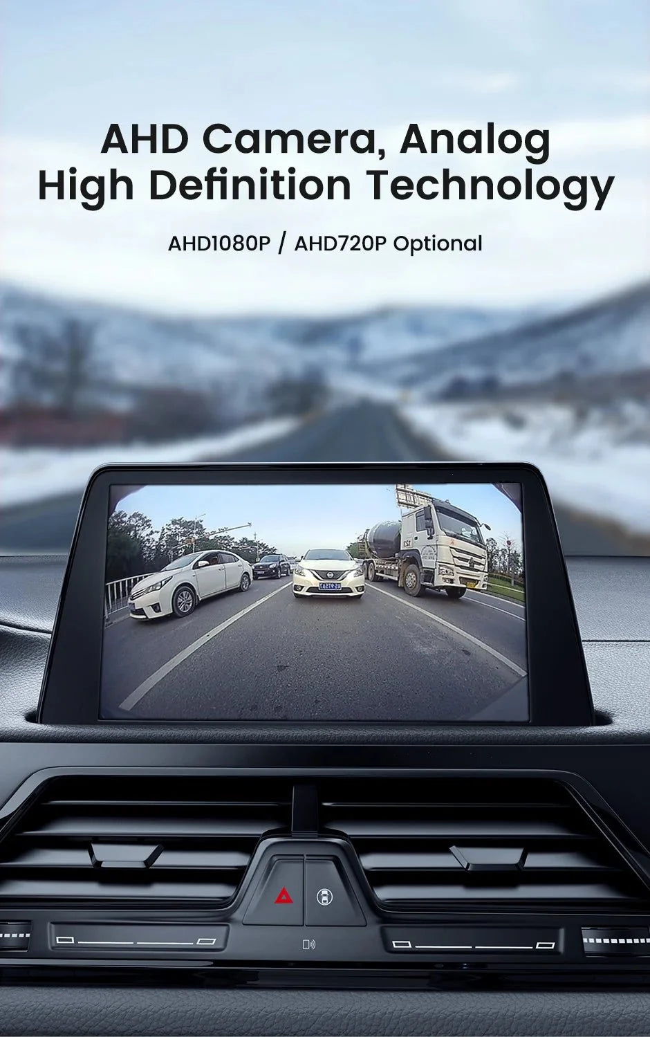 Golden Fisheye Car Rear View Camera 170 Degree AHD Waterproof Full HD Night Vision - stepyours.com