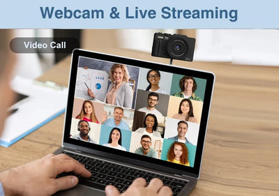 5K Compact Digital Camera With 18X Zoom 180 Degree Flip Screen For YouTube Vlog - stepyours.com