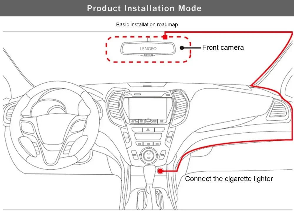 3 Channel Dash Cam for Cars 1080P Video Recorder Rear View Car DVR - stepyours.com