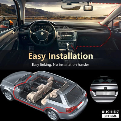 Xushidz 1080p HD Dash Camera With Loop Recording Night Vision Gsensor Parking - stepyours.com