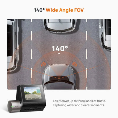 70Mai A510 Dash Cam 1944P HDR GPS ADAS 4G Front And Rear Car DVR - stepyours.com