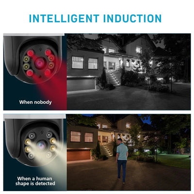 DDBROUGEN A8B PTZ Camera - 4K 8MP AI Humanoid Detection Outdoor Security Hooks - stepyours.com