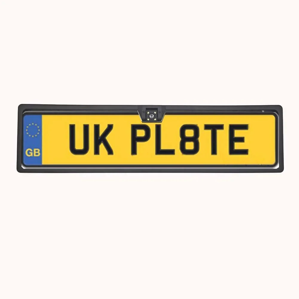 4 8 12 LED European License Plate Rearview Camera Frame Night Vision For Truck - stepyours.com